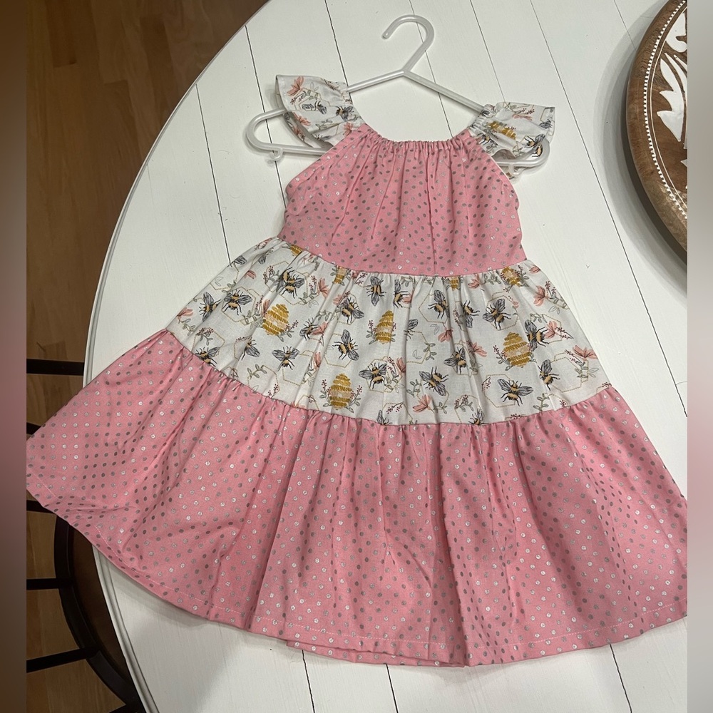 Girls Dress- Bumblebees